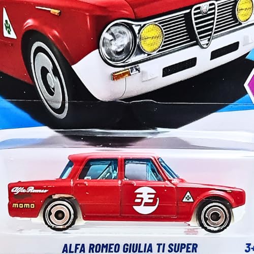 Image of Hot Wheels Alfa Romeo Giulia TI Super Compact Kings Ages 3 Years and Up 195 /250 (Red)