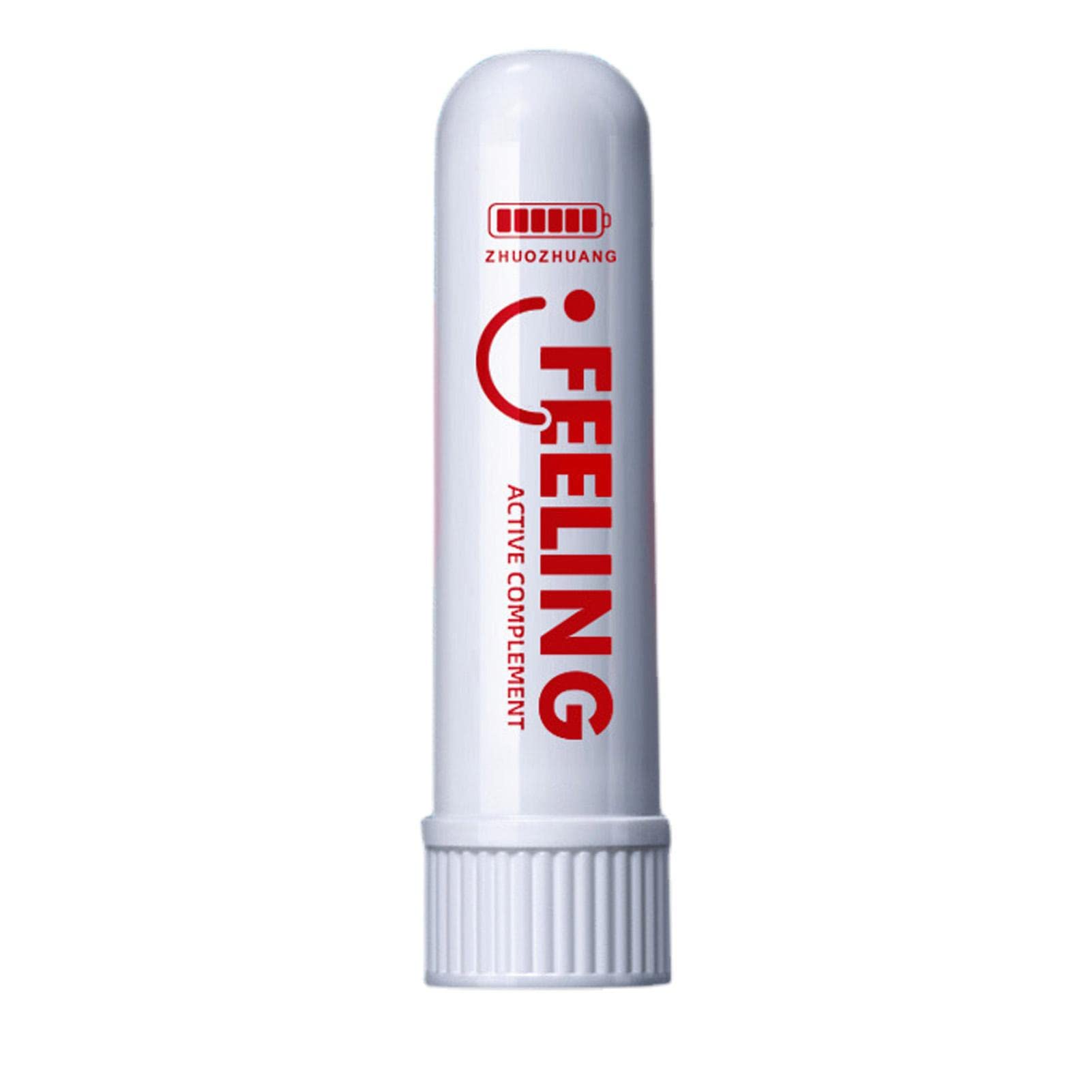 Generisch Inhalator do nosa z miętą do nosa, redukcja stresu, aromaterapia, inhalator do nosa – 1,8 ml inhalator do nosa do odświeżenia umysłu, eliminuje senność, zwiększa koncentrację