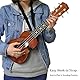 Winzz Sopran Ukulele Starter Kit für Anfänger, mit Tasche, Clip-On Tuner, zusätzlichen Saiten, Gurt, Plektron, Griffbrettaufkleber, Akkord-Karte, Poliertuch, Hautfarben