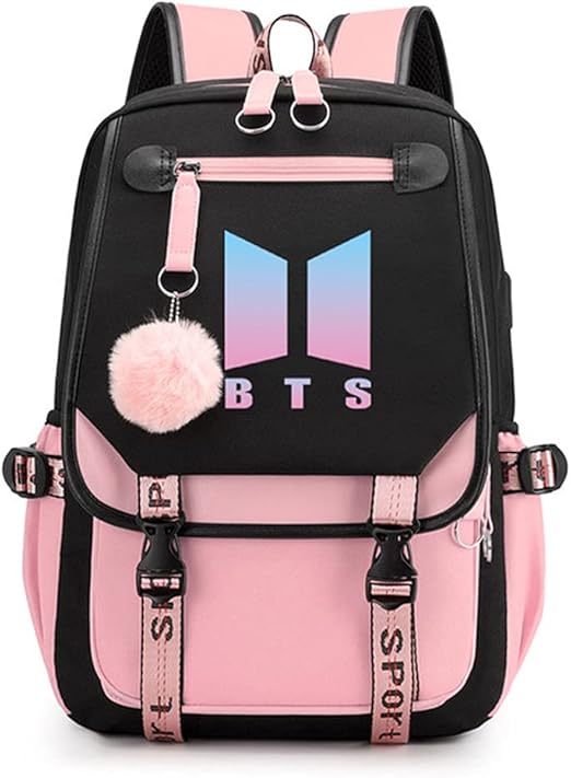 MOBYUE USB BTS Backpack Jimin Suga Jin Taehyung V Jungkook Korean