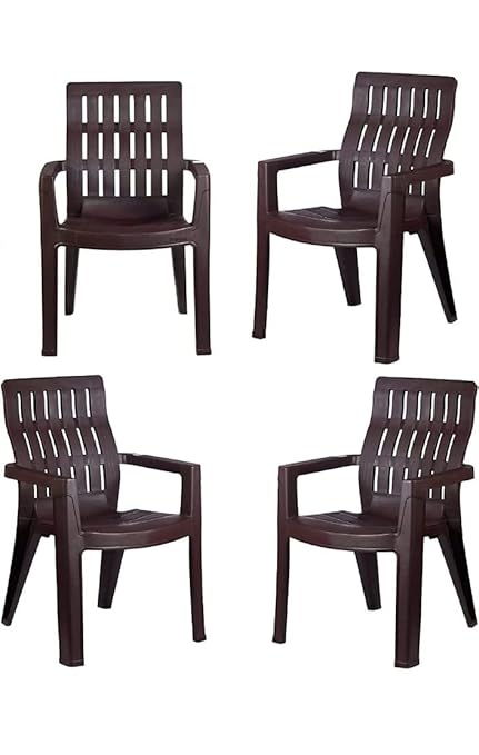 Ortho-Pedic Chair |Set of 4 | for Dining Room, Bedroom, Kitchen, Living Room | Bearing Capacity up to 150Kg | Comes with 3 Year replacment Warranty