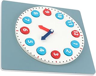 TOYANDONA Relógio De Brinquedo Relógio De Madeira Kidcraft Playset Relógio Digital Relógio Infantil Brinquedo Para Crianças Brinquedos Para Crianças Brinquedos De Madeira Crianças Playset