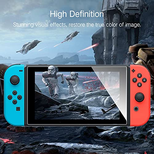 Perfectsight 3 Pack Tempered Glass Screen Protector Designed For Nintendo Switch 6.2 Inch, Hd Case Friendly, 9H Hardness, Bubble Free, Easy Installation (Clear) #TOP2