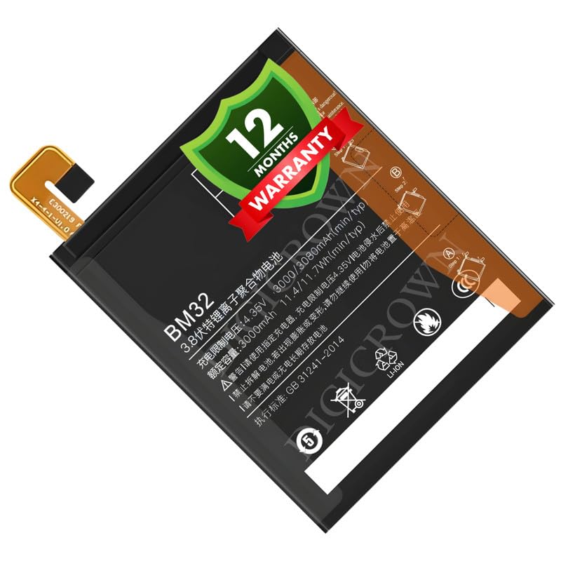 Image of Original BM32 Battery Compatible for Xiaomi Mi 4 - (3080mAh) - 1 Year Warranty DF7