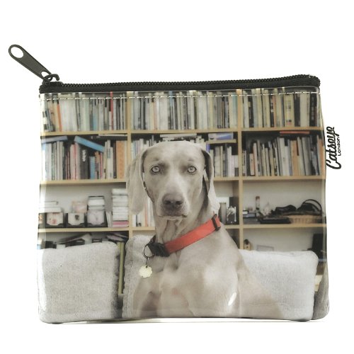 Preisvergleich Produktbild ExtraZoo Catseye Geldbeutel - Weimaraner Bookshelf Dog