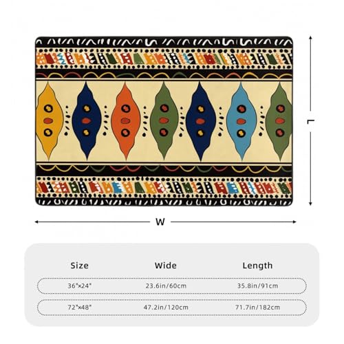 Tapis de sol antidérapant lavable grand format pour chambre enfant - 4