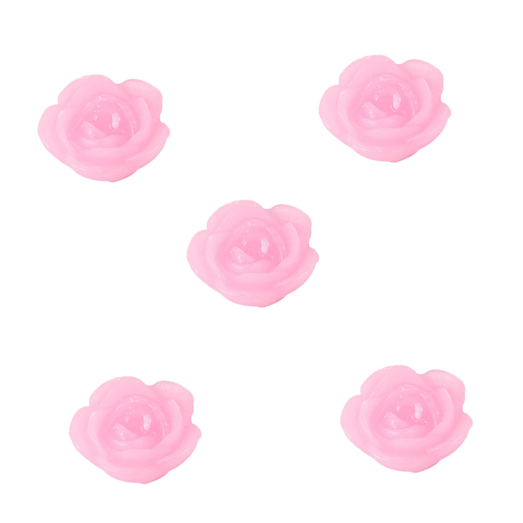 PLAFOPE 3 Sets Schwimmkerzen in Blumenform Paraffin Romantische Dekoration Partyzubehör Festliches Wohnaccessoire 5 Stück X 3