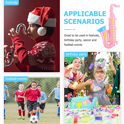 NUOBESTY Saxofoon Muziekinstrument Kinderen Speelgoed: Muziek Windinstrumenten Prestaties Prop Party Noisemaker Peuters… - Image 6