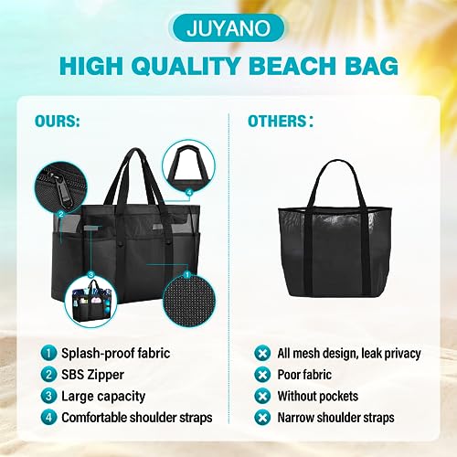 JUYANO Borsa Mare Donna Grande, Borsa da Spiaggia