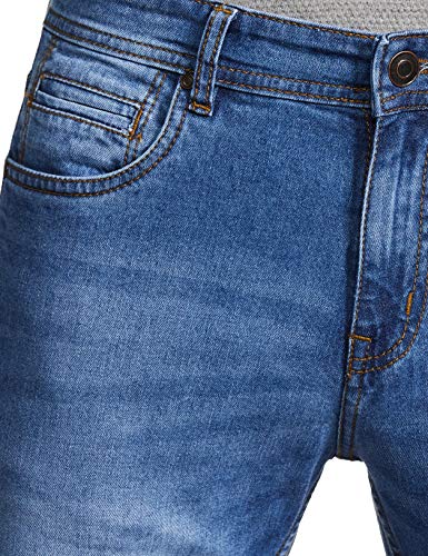 Image of Max Men's Stonewashed Slim Fit Jeans