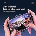 PROXN CX9 Latest PUBG Mobile Phone USB Cooling Fan Cooler Adjustable Protable Radiator Gaming Holder Heat-Sink for Smartphones for BGMI Gaming Pubg COD FreeFire with Red Animation Design (Black) gallery image