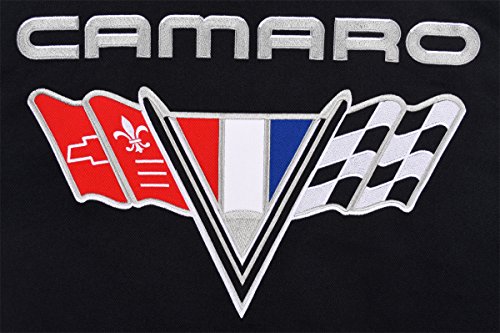 JH DESIGN GROUP Men's Chevy Camaro Collage Embroidered Cotton Twill Jacket - Image 6