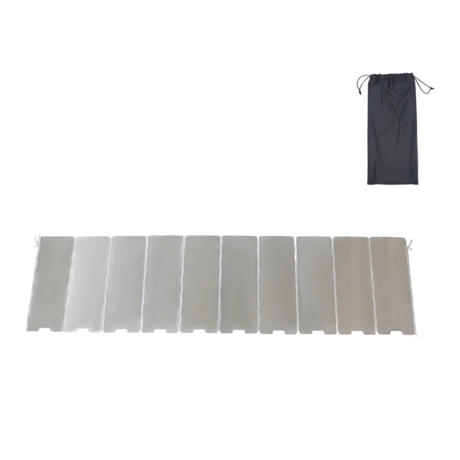 Wear-Resistant Aluminum Folding Windscreen Heat Reflecting 10-Panel Windscreen Hinged Aluminum Cooktop Windshield Lightweight, 10 Plates|Other Camping Cooking Supplies-image-46