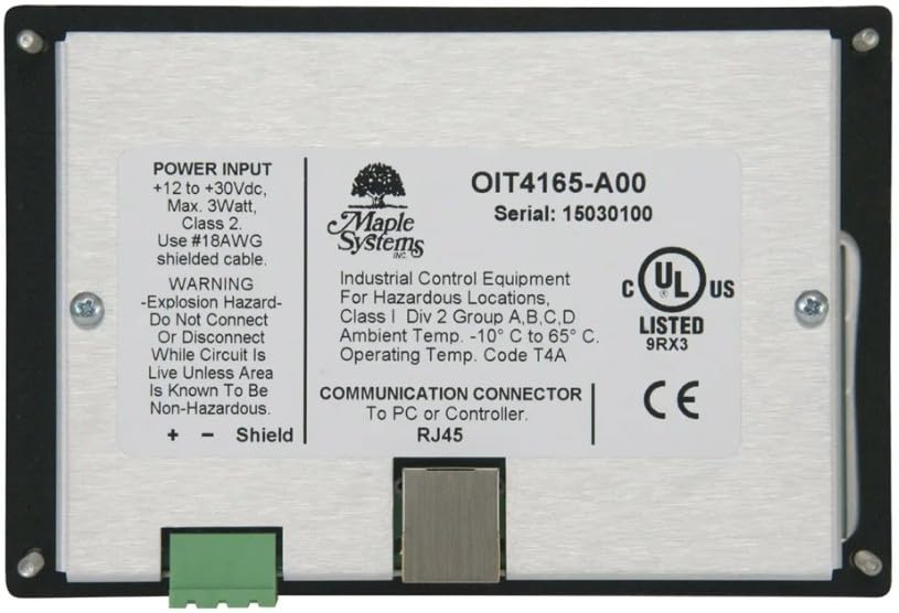Image of OIT4165-A00-2 x 20 VFD Keypad, 24 Programmable Keys, C1D2, Extended Temp, Baba - Made in The USA.