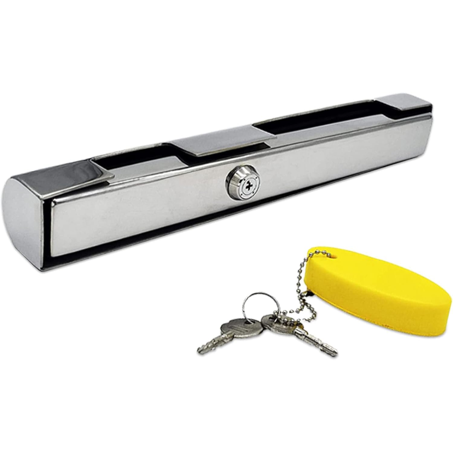 304 Grade Stainless Steel Fine Polished Strong and Sturdy Portable Outboard Engine Lock with Keys