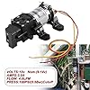 HSEAMALL Water Pump,DC 12V Diaphragm Water Pump High Pressure Self Priming Electric Sprayer Pump with Pressure Switch 100PSI 4L/Min for RV Caravan Boat Cleaning Washing and Garden Watering #5