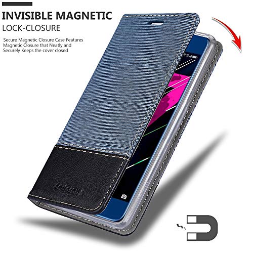 Cadorabo Custodia Libro per Honor 9 in Azzurro