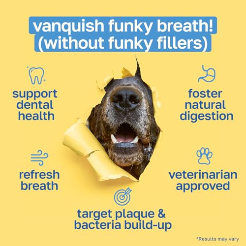 Image of Happy Paws Dental Supplement, Dog Breath Freshener, 200 Soft Chews