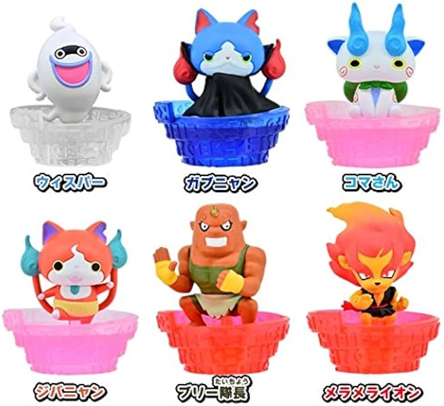 Amazon.co.jp: 妖怪ウォッチ 超立体妖怪大辞典01 6種コンプセット