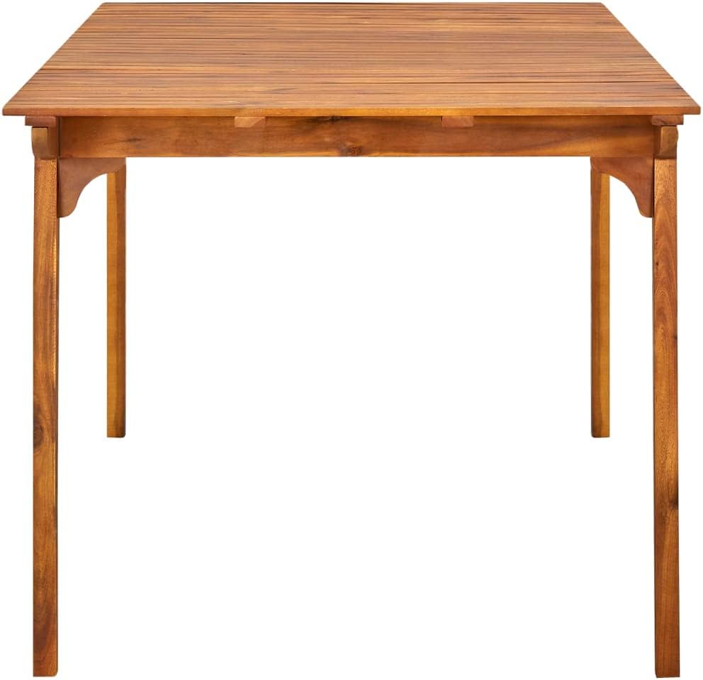 Outdoor Coffee Table, Conversation Coffee Table, Patio Dining Table for Patio, Deck, Lawn, Garden, Patio Table 59.1"x35.4"x29.5" Solid Acacia Wood