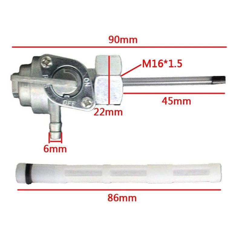 Interruptor de combustible Honda CB550 con tres posiciones sin fugas 3