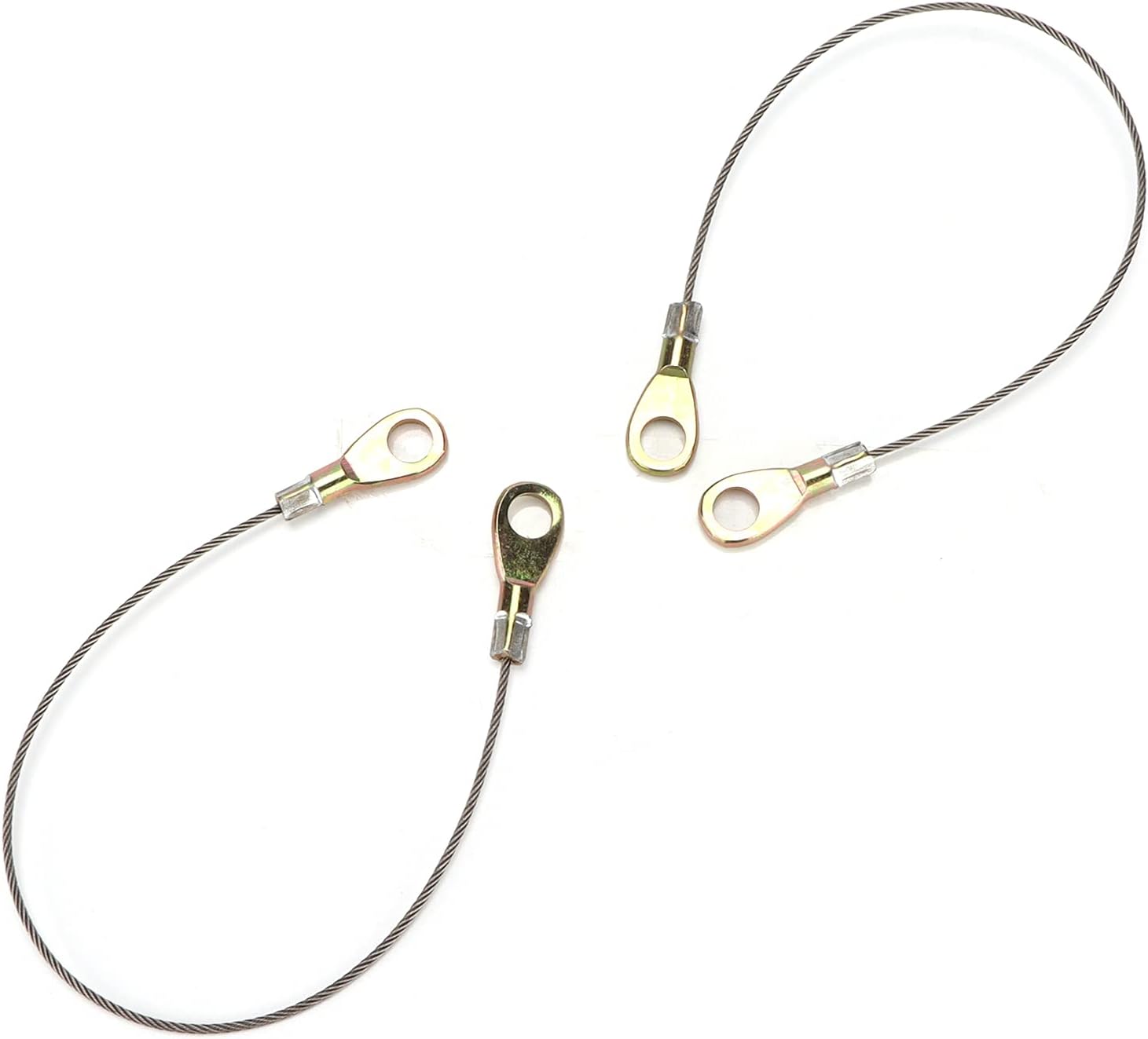 Tailgate Cable, 2PCS ABS+Metal material Tailgate Cable Hook Auto Parts