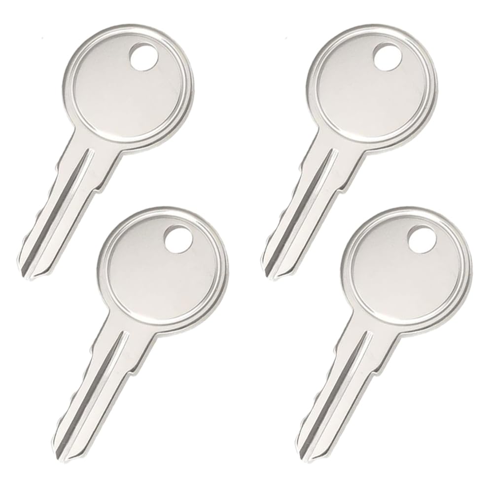 4 PCS UPVC Window Key Universal Window Handle Keys Durable UPVC Lock Key Compatible with Securistyle Windows Lock Replaceable Spare Keys