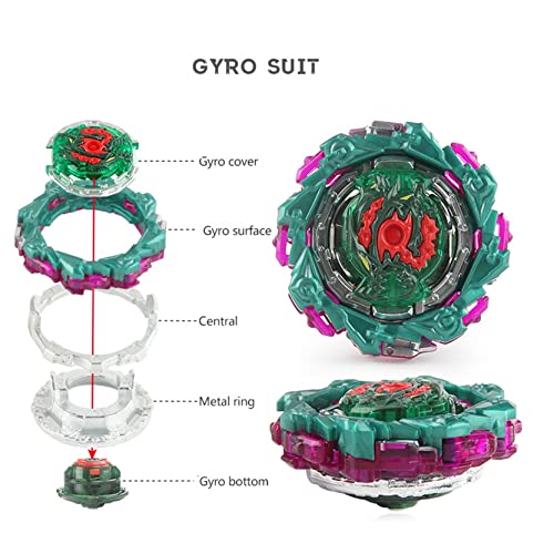 Magicgyro Spinning Top Toys - Bey Burst Starter Booster Battling Toys Gaming Tops Gyro Brust Toy (B-198) #TOP1