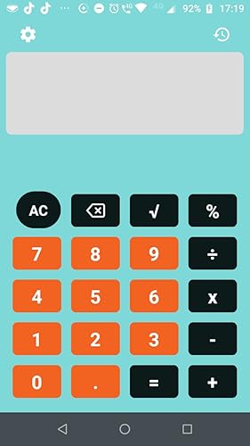 Colorful Simple Calculator