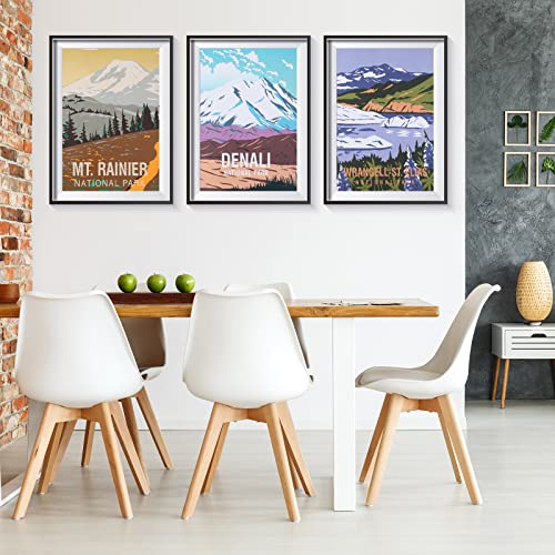 Gersoniel 16 Pieces National Park Posters Vintage Of 16 Travel Prints Wall Art Abstract Wall Art And Mountain Print Set Abstract Travel Unframed For Living Room Bedroom Bathroom Decor  thumb #4