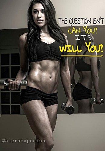 NewBrightBase Sexy Women Fitness Bodybuilding Motivational Fabric Cloth Rolled Wall Poster Print - Size: (20" x 13")