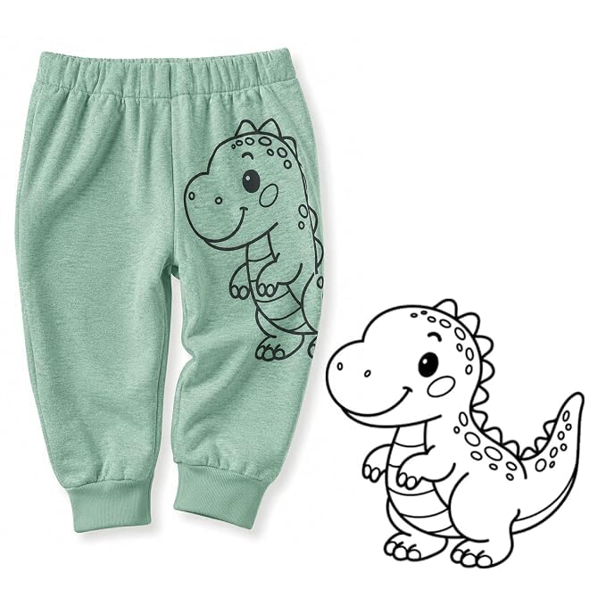 Image of EIO Baby Boys Girls Cotton All Over Print Pajama Pants Bottom Combo Packs