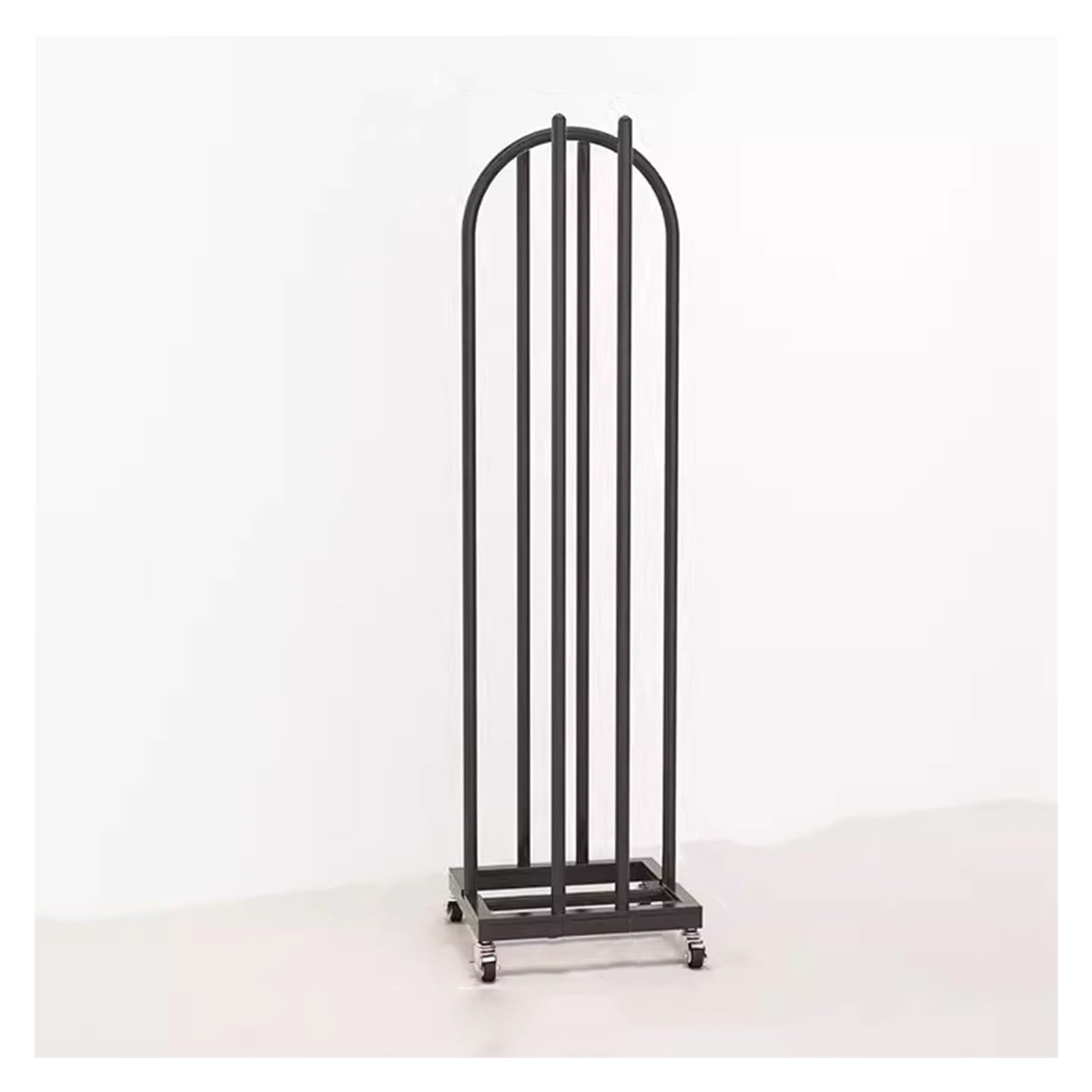 Support de rangement pour cintres noir idéal pour buanderie