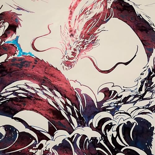 Image of Colorverse 2024 Special Ink - Blue Dragon Standard (15ml) Fountain Pen Ink