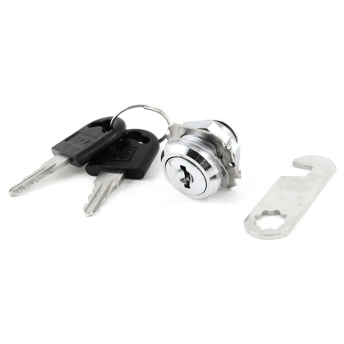 sourcingmap 19mm x 16mm Thread Cabinet Mailbox Drawer Metal Quarter Turn Cam Lock