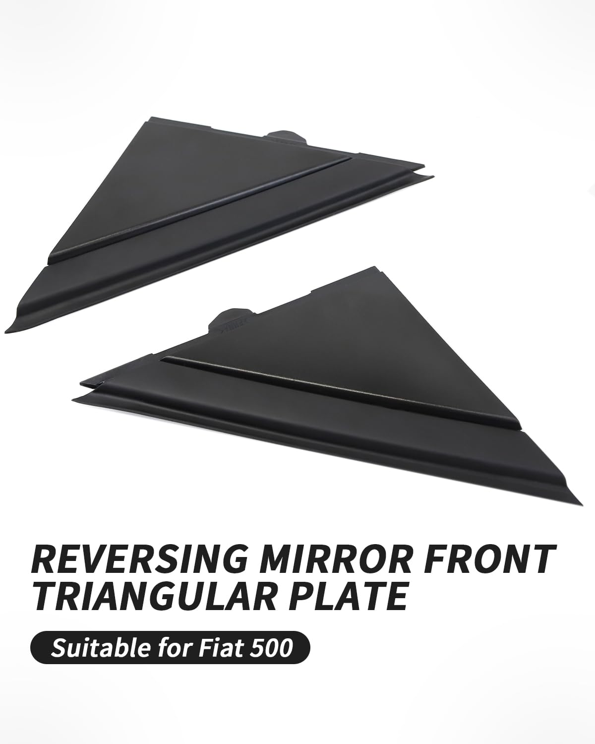 500 Triangolo anteriore, Triangolo specchietto retrovisore, Triangolo specchietto retrovisore compatibile con Fiat- 500 Specchietto retrovisore destro e sinistro 2 pezzo