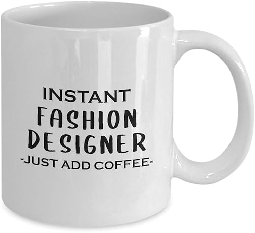 Miniatura 2 de Divertidos y lindos regalos de broma para diseñador de moda, taza de café, taza de té, instantánea, solo agrega, artista textil, diseño de ropa,
