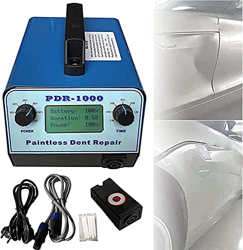 Image of GEHPYYDS Paintless Dent Repair Tool Dent Puller Kit,1000W Induction PDR Heater Machine Hotbox Car Dent Removal Kit, Digital Display Power and Time for Automobile Body Motorcycle Refrigerator