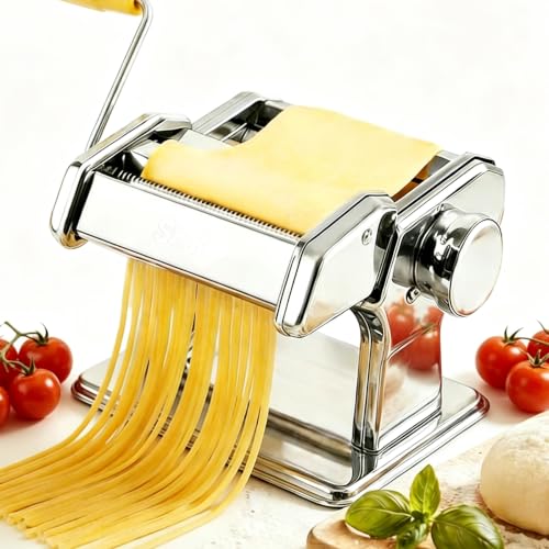 3 in 1 Pasta Maker Machine,7 Adjustable Thickness Settings Pasta Roller