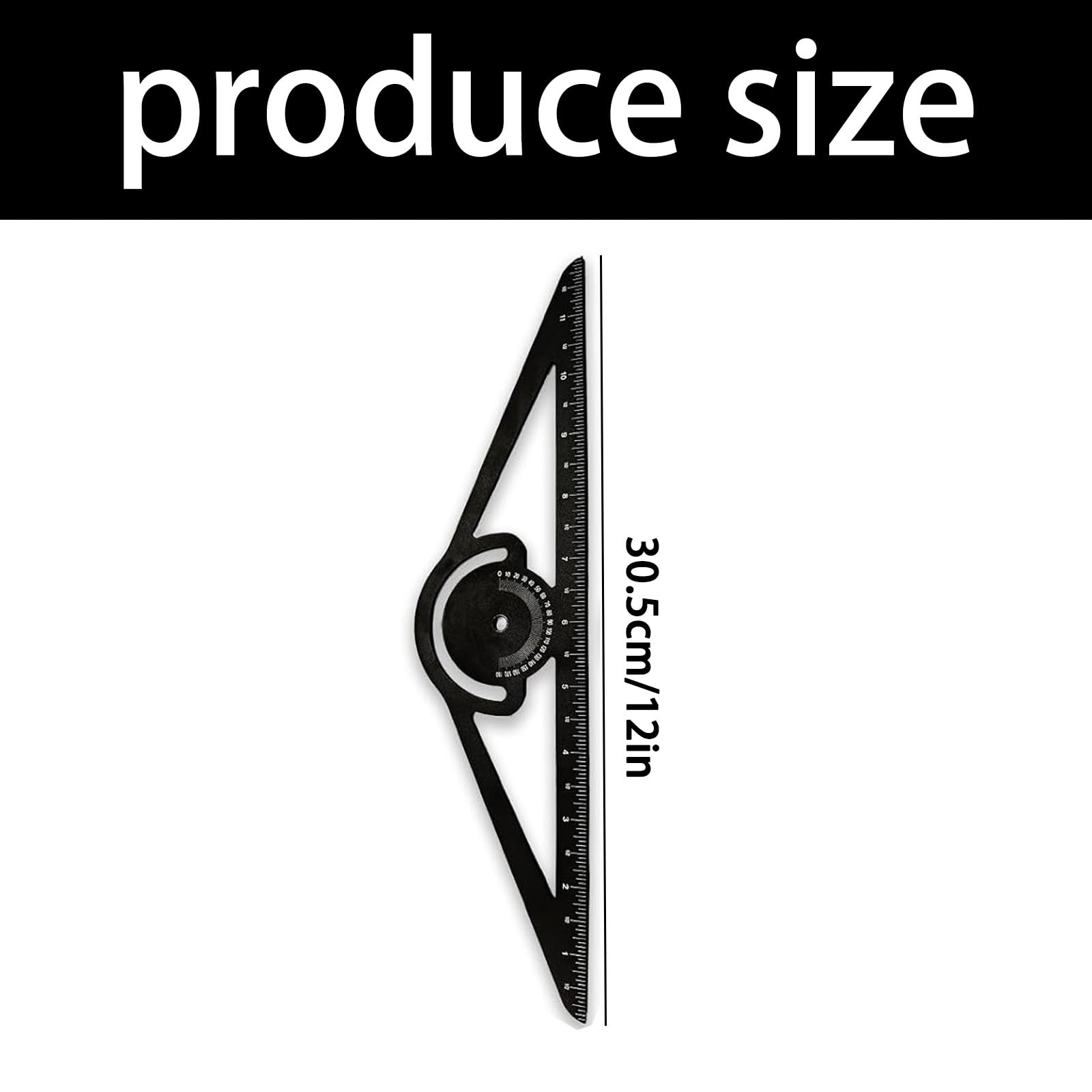 Strumento di misurazione pieghevole in alluminio multifunzionale gradini scala modello strumento regolabile gradini scale calibro mobili angoli modello