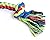 Petface Toyz Triple Knot Rope Dog Toy, Small