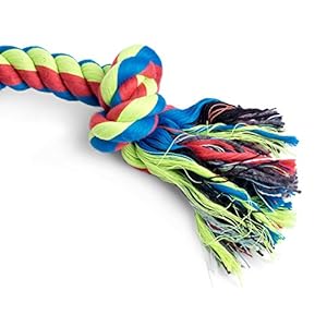 Toyz triple knot rope dog toy small   cucciolini doodles