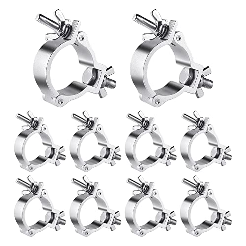 Olaalite Aluminum Stage Light Truss Clamps (10 Pack)