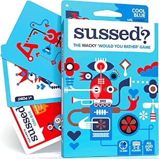 SUSSED The Wacky Would You Rather Card Game | Ages: Teens, Kids 10+ & Adults | Cool Blue Deck