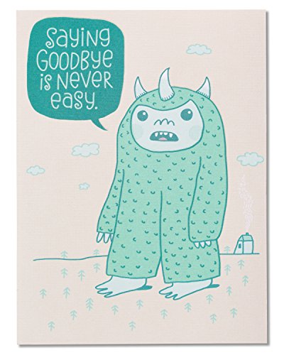 American Greetings justWink Monster Goodbye Card #TOP7