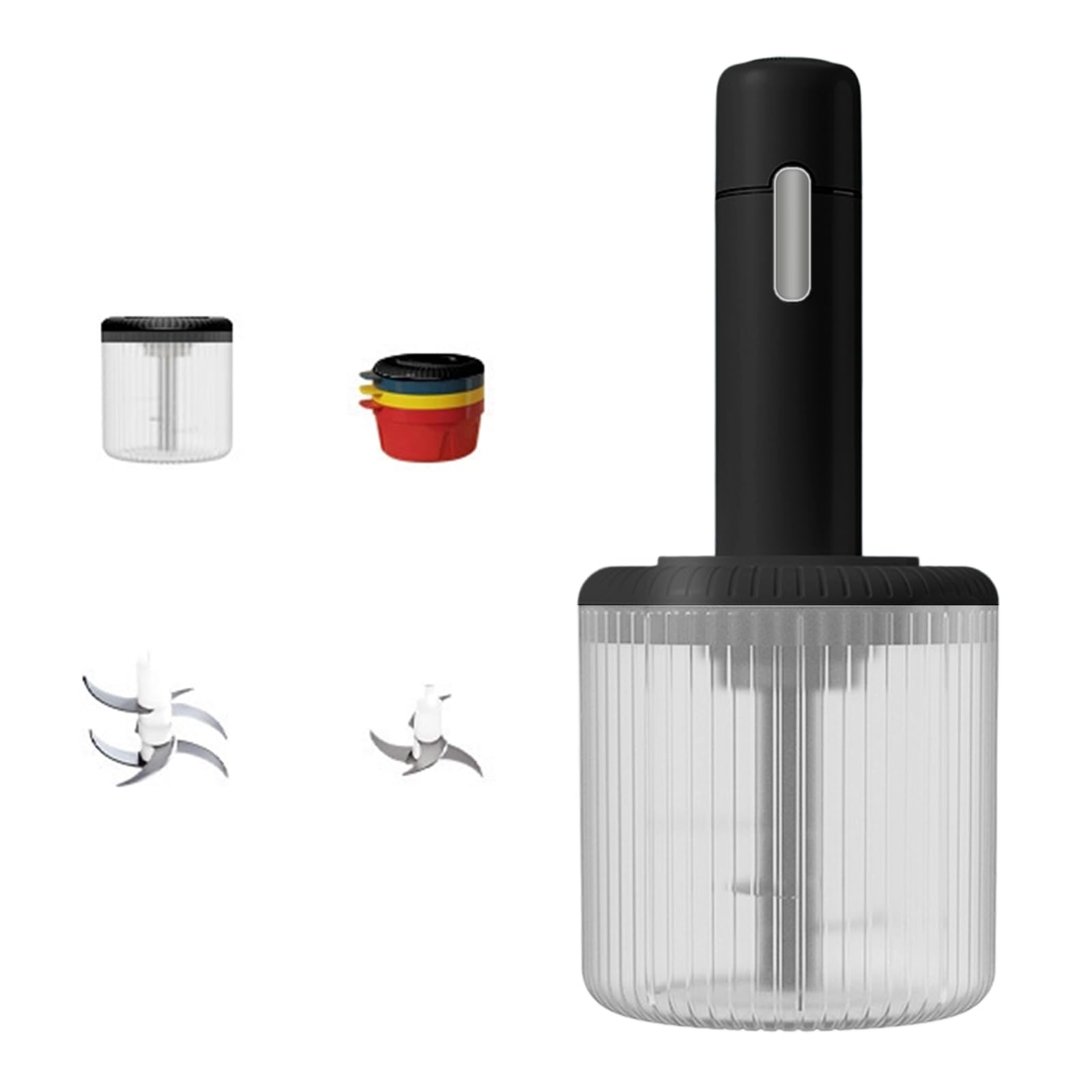 Picadora eléctrica compacta de alimentos para carne, verduras, puré de nueces, recargable por USB, motor silencioso, apto para lavavajillas, pequeño electrodoméstico de cocina