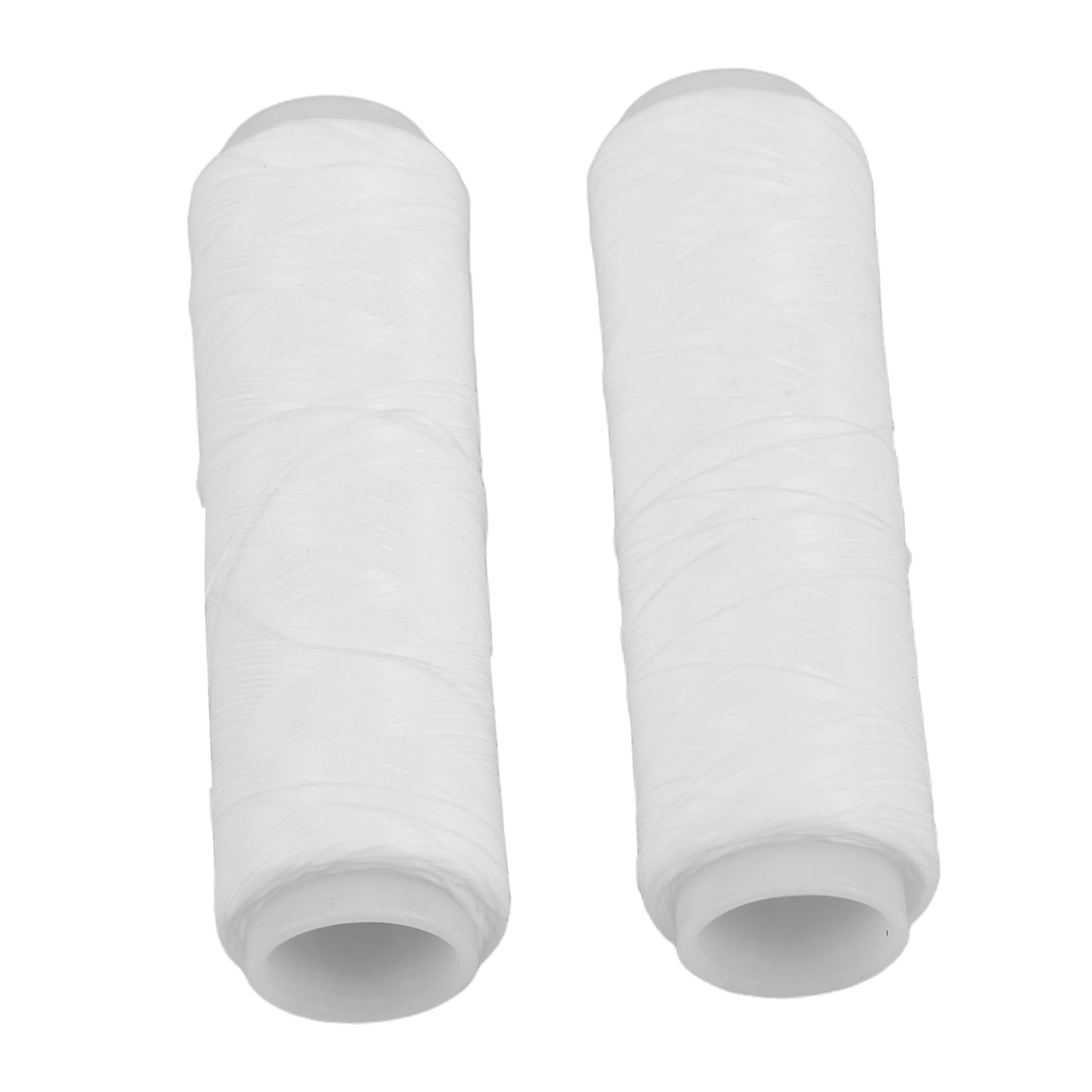 Happyyami 2Pcs Invisible Elastic Fishing Line Flexible Leader Thread for Bait Tying Clear and Stretchy Design for Sea Freshwater Beginner Friendly No Knotting Required