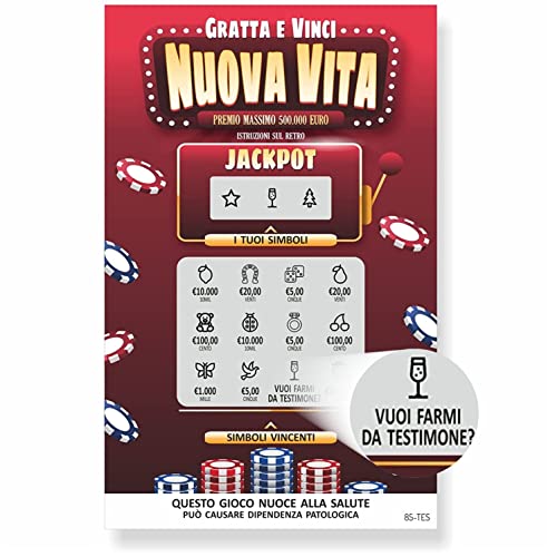 Gratta e Vinci VUOI FARMI DA TESTIMONE ? Biglietti Lotteria per...