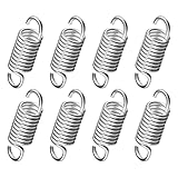 Zookpr 8 Pack 2 Inch Recliner Spring, Tension Springs for Recliner Sofa Bed Chair, Replacement Furniture Spring (10 Turn)