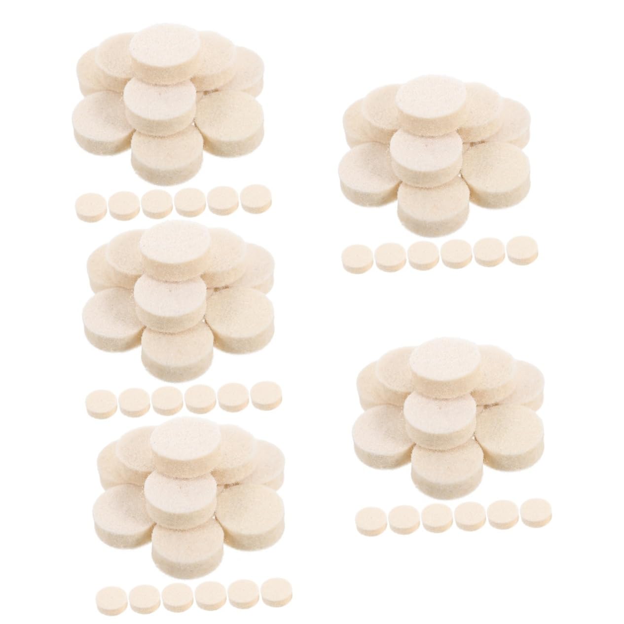 ABOOFAN 5 series Herramienta Rotativa Para Pulir Rueda De Pulido De Fieltro De Lana Almohadilla De Pulido Ruedas De Pulido Kit De Pulido Rueda De Pulido Para Kit De 100 piezas*5